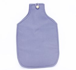 100% Cotton Hot Water Bottle Cover - Grey