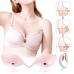 Electric Breast Massage Bra Wireless Breast Enhancement Instrument With Hot  Comp