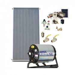 Deals on Kwikot 100l Direct Pumped Vertical Flat Plate Solar Water Heating  System | Compare Prices u0026 Shop Online | PriceCheck