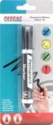 Chisel Tip Permanent Marker Black -PP0301B