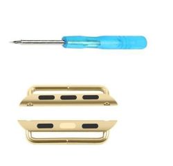 Stainless Steel Band Adapter For Apple Watch 42MM - Gold