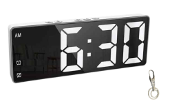 Digital Alarm Clock And A Key Holder
