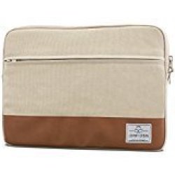 Laptop Sleeve 14 Inch Macbook Pro 15" Sand - Johnny Urban Canvas Bag For 14" Laptops Macbook Pro 15" & Dell Xps 15 - 14" Notebook Case From Cotton Canvas