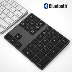 Bluetooth Number Pad Wireless Numeric Keypad Functional Shortcut Keys Widely Compatible Ergonomic And User-friendly Design Sturdy Aluminum Alloy