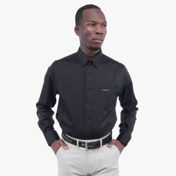 Men&apos S Black William Classic Shirt