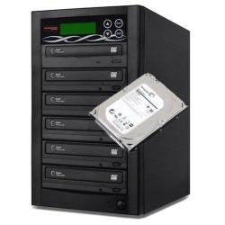 Bestduplicator DVD Duplicator 5 Target Built-in 24X Burner + 1TB Hard Drive Storage 1 To 5