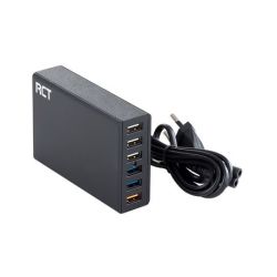 RCT Gan Power Adaptor With USB A & USB C Pd Port With 65W Output