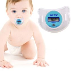 Baby Thermometer pacifier With Lcd Digital Screen - Fahrenheit Degree