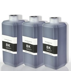 Officesmartink Refill Ink With Refill Kit Compatible With Most Inkjet Printers Black 500 Ml Bottle 16.9 Oz 3-PACK