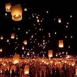 chinese fire lanterns