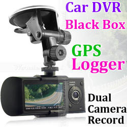 New Dual Camera Car Blackbox Dvr Recorder With 2.7 Inch Screen Gps Logger And 3d G-sensor