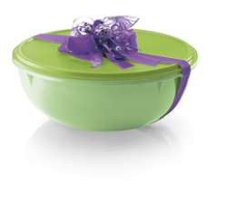 Tupperware "fix N Mix" Bowl 6l With Airtight Lid Available In Orange Or Green