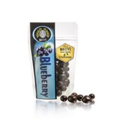 NATIVE Blueberries Coated In Raw Honey Chocolate 100G