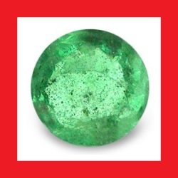 Emerald - Nice Green Round Facet - 0.180cts