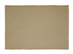 Lushome Cotton Beige Placemats With Napkin Table Linens Set Of 12 LH-TM21E