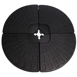 4PCS 13L Fan Shaped Water Filled Umbrella Base Suitable For All Kinds Of Cross Tiles