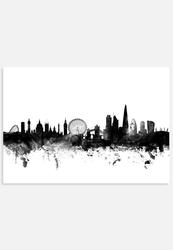 ArtPause London England Skyline - Print - A4