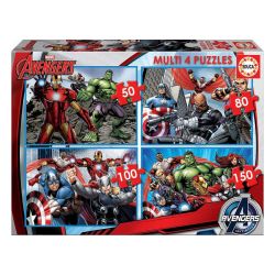 Avengers Multi 4 In 1 Puzzles