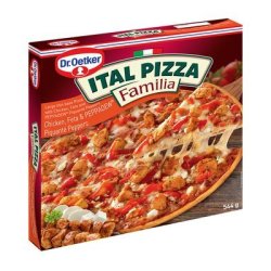 Ital Pizza Classic Familia Chicken Feta & Peppadew Pizza 544G