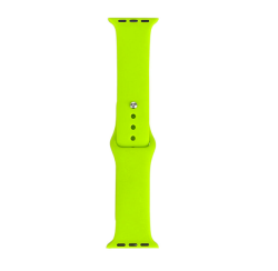 Silicone Strap For Apple Watch 42 44 45 49MM-LIME Green