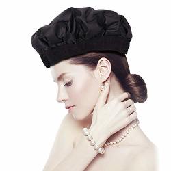 Ajun Heat Cap Deep Conditioning Hair Styling Treatment Hair Steamer Cap Heating Therapy Thermal Spa Hats For Women