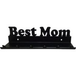Best Mom Key Rack With Sunglasses Tray 6 Hooks Black