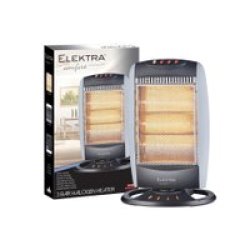 Elektra Comfort Halogen Floor Heater 400W 800W 1200W 3 Bar