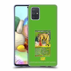 Official Top Trumps Tyrannosaurus Rex Dinosaurs Soft Gel Case Compatible For Samsung Galaxy A71 2019