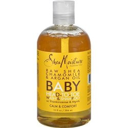 Shea Moisture Baby Head-to-toe Wash And Shampoo Raw Shea Chamomile And Argan Oil - 12 Fl Oz
