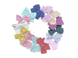 Multicolors Handmade Hair Accessories Bow Clips