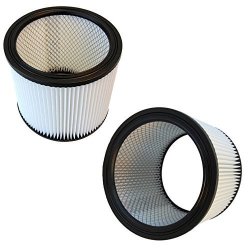 Hqrp Cartridge Filter 2-PACK For Shop-vac 9030411 Vacuum Cleaner + Hqrp Coaster