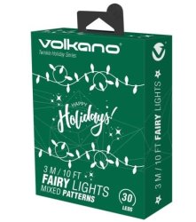 Volkano Twinkle Holiday Series Fairy Light 3M 10 Ft 30 Leds Christmas