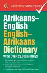 Afrikaans-english English-afrikaans Dictionary - With Over 28 000 Entries Afrikaans Paperback