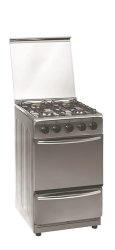 Zero 4 Plate Gas Stove - Stainless Steel