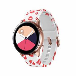 Gincoband Colorful Galaxy Watch Bands For Samsung Galaxy Watch 42MM Galaxy Watch Active 40MM Galaxy Watch ACTIVE2 40MM 44MM Gear Sport Rose Gold Watch