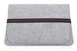 Grey Felt Case With Elasticated Strap For The Huawei Matebook X - By Duragadget