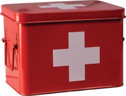 Storage Box Medical Large Red