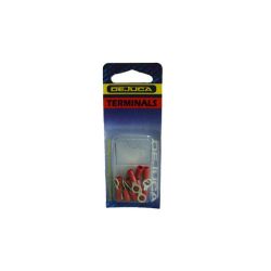 - Terminal - Red - Ring - 5MM - 10 CARD - 3 Pack