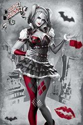 Dc Comics Batman Arkham Knight Harley Quinn Maxi Poster Wood Multi-colour