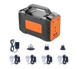 Portable Backup Power Supply With LED Light 100W