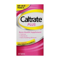 Caltrate Plus Calcium Supplement Tablets 30's