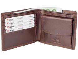 ADPEL Dakota Leather Wallet Brown