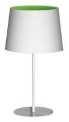 Fundi Light & Living Fundi Lighting Inverted Table Lamp Set Cotton lime Green White