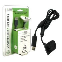 Dedicated Connecting Charger Charging Data Cable For Xbox 360 Wireless Controller