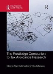 The Routledge Companion To Tax Avoidance Research Paperback