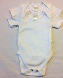 Baby Vests - 2 X White Vest 0-3 Months-baby Clothing