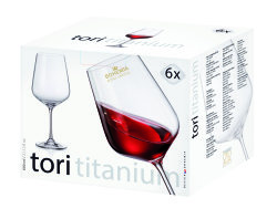 Bohemia Crystal Tori Titanium White Wine Glasses 490ML 6PK
