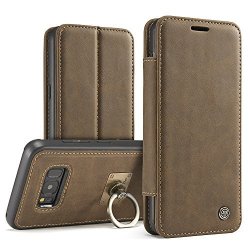 Apple 6 6S Plus Case Genuine Wallet Phone Case With Flap Cover Card Slot Holder Kickstand Case Black