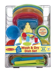 Lets Play House Wash & Dry Dish Set