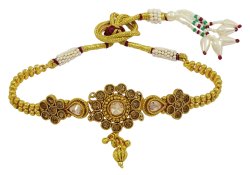 Gold Tone Indian Women Party Armlet Upper Arm Bracelet Traditional Jewelry IMOJ-ARM18A